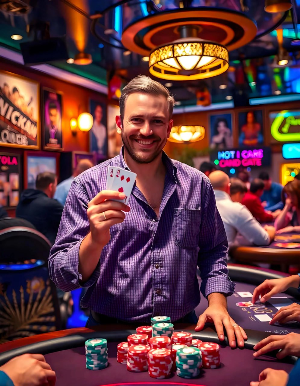 planet4d wap app interface showing live-dealer blackjack table